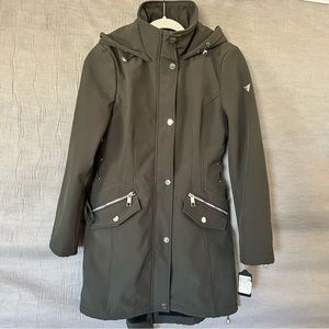 Guess Long Raincoat Sz Small
